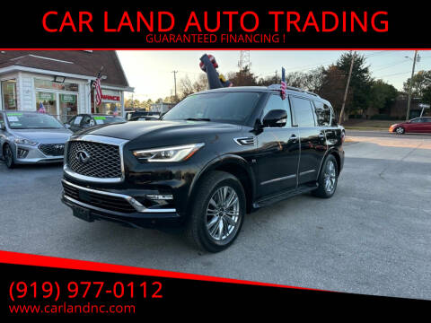 2018 Infiniti QX80 for sale at CAR LAND  AUTO TRADING - CAR LAND AUTO TRADING in Raleigh NC