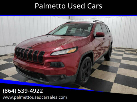 2016 Jeep Cherokee for sale at Palmetto Used Cars in Piedmont SC