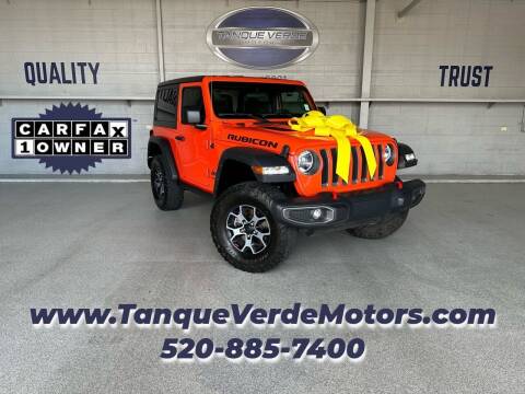 2019 Jeep Wrangler for sale at TANQUE VERDE MOTORS in Tucson AZ