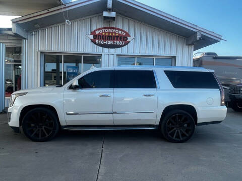 2015 Cadillac Escalade ESV for sale at Motorsports Unlimited - Trucks in McAlester OK