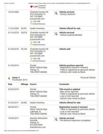 2004 Volkswagen Phaeton Premiere Edition W12