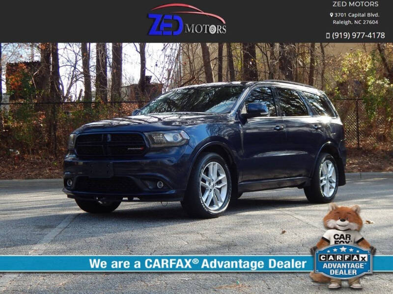 2018 Dodge Durango for sale at Zed Motors in Raleigh NC