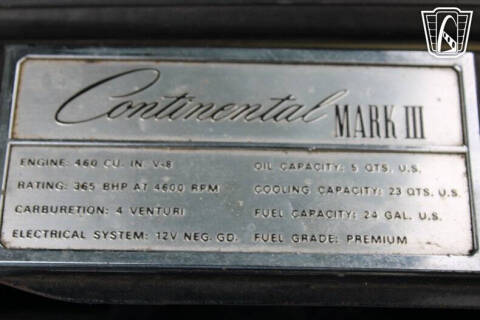 1970 Lincoln Mark III