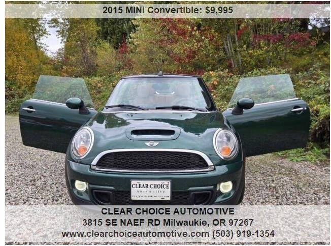 2015 MINI Convertible Cooper S