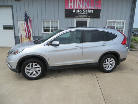2016 Honda CR-V for sale at Hinkle Auto Sales in Mount Pleasant IA