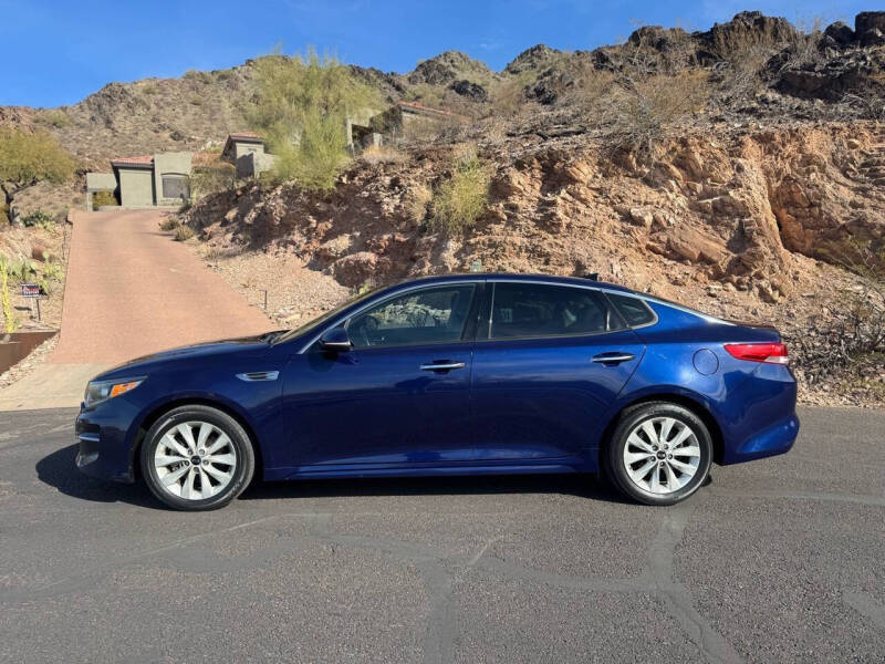 Used 2018 Kia Optima EX with VIN 5XXGU4L38JG221295 for sale in Phoenix, AZ