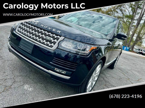 2014 Land Rover Range Rover for sale at Carology Motors LLC in Marietta GA