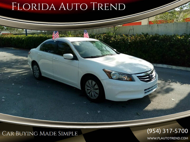 2012 Honda Accord for sale at Florida Auto Trend in Plantation FL