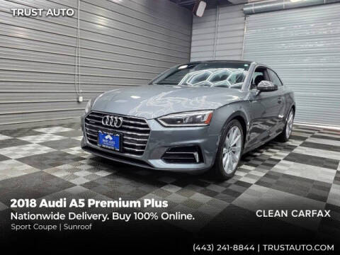 2018 Audi A5 2.0T quattro Premium Plus
