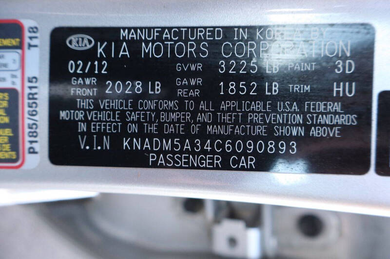 2012 Kia Rio 5-Door LX