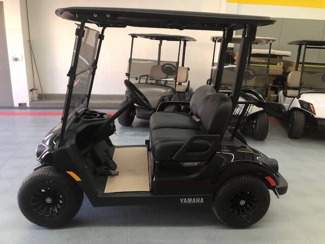 2025 Yamaha PTV Gas Golf Car - Black