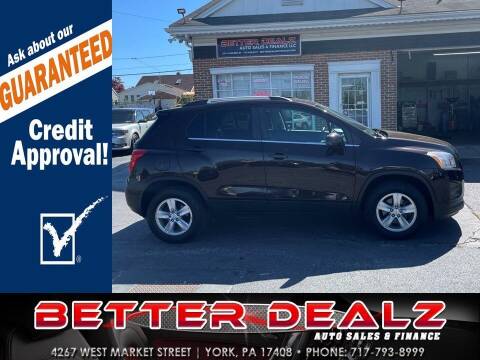 2016 Chevrolet Trax for sale at Better Dealz Auto Sales & Finance in York PA