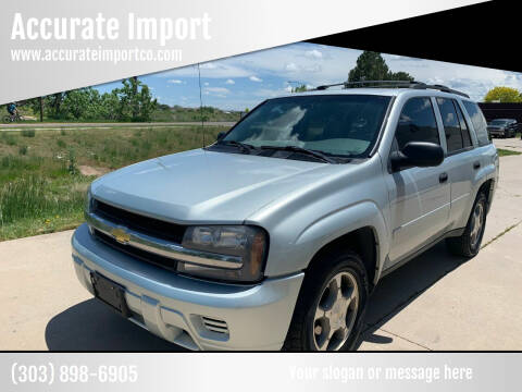 2008 Chevrolet TrailBlazer for sale at Accurate Import in Englewood CO