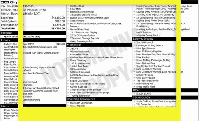 2023 Chrysler Pacifica Touring L