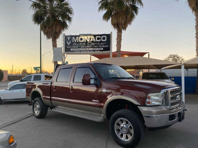 2005 Ford F250 Super Duty for sale at Monaco Auto Center LLC in El Paso TX