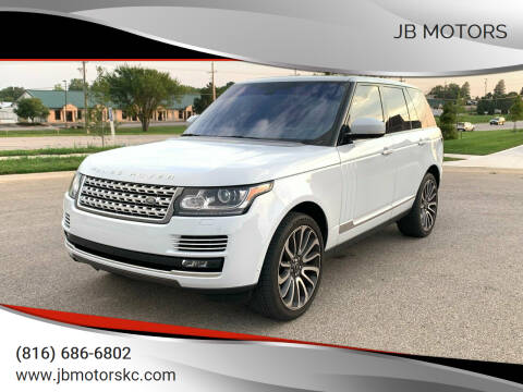 2016 Land Rover Range Rover for sale at JB Motors in Kansas City MO