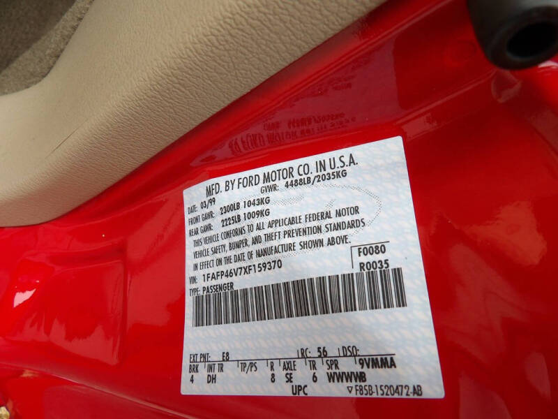 1999 Ford Mustang SVT Cobra