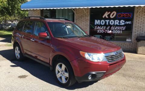 2009 Subaru Forester for sale at K O Motors in Akron OH