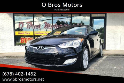 2013 Hyundai Veloster for sale at O Bros Motors in Marietta GA