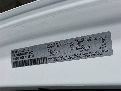 2023 RAM ProMaster 2500 136 WB