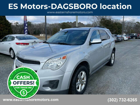 2012 Chevrolet Equinox for sale at ES Motors-DAGSBORO location in Dagsboro DE