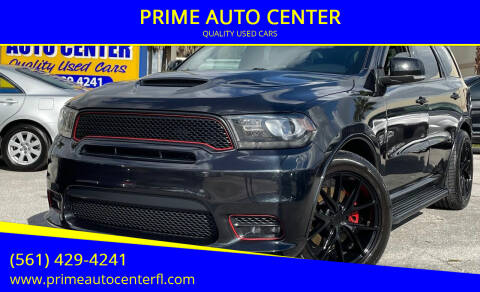 2014 Dodge Durango for sale at PRIME AUTO CENTER in Palm Springs FL