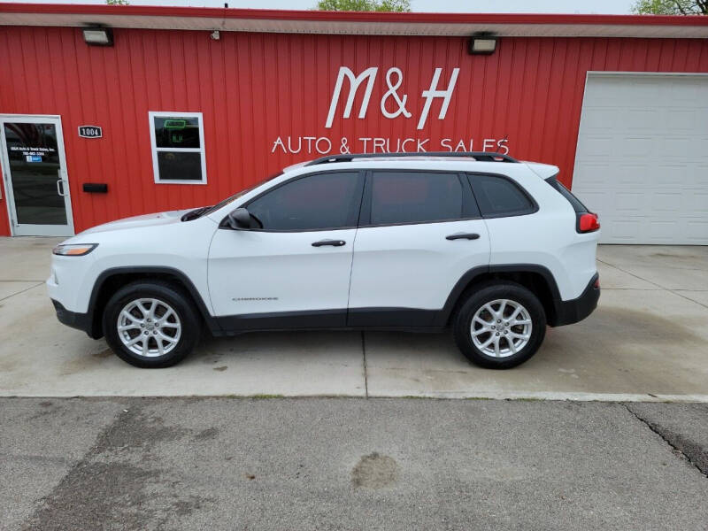 2015 Jeep Cherokee for sale at M & H Auto & Truck Sales Inc. in Marion IN