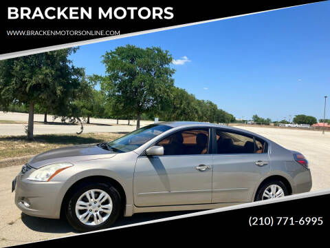 2011 Nissan Altima for sale at BRACKEN MOTORS in San Antonio TX