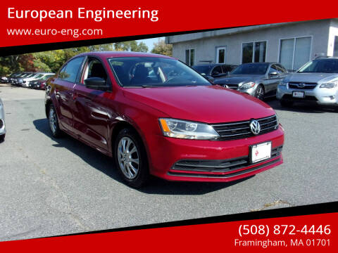 2016 Volkswagen Jetta for sale at European Engineering in Framingham MA