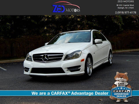 2014 Mercedes-Benz C-Class for sale at Zed Motors in Raleigh NC