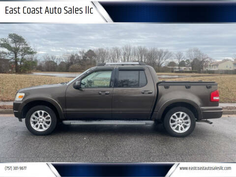2008 Ford Explorer Sport Trac for sale at East Coast Auto Sales llc in Virginia Beach VA