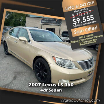 2007 Lexus LS 460 for sale at Virginia Auto Mall in Woodford VA