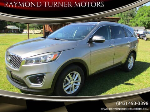 2016 Kia Sorento for sale at RAYMOND TURNER MOTORS in Pamplico SC