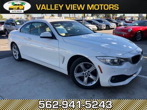 2014 BMW 4 Series for sale at Valley View Motors in Whittier CA