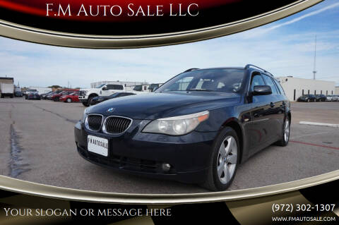 2006 BMW 5 Series for sale at F.M Auto Sale LLC in Dallas TX