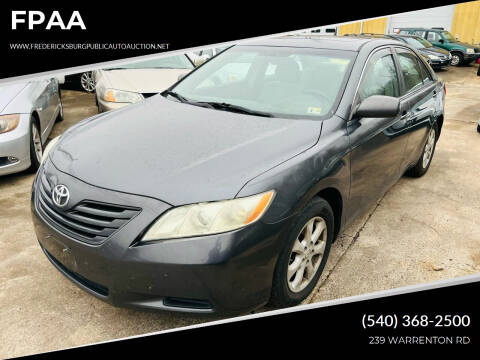 2007 Toyota Camry for sale at FPAA in Fredericksburg VA