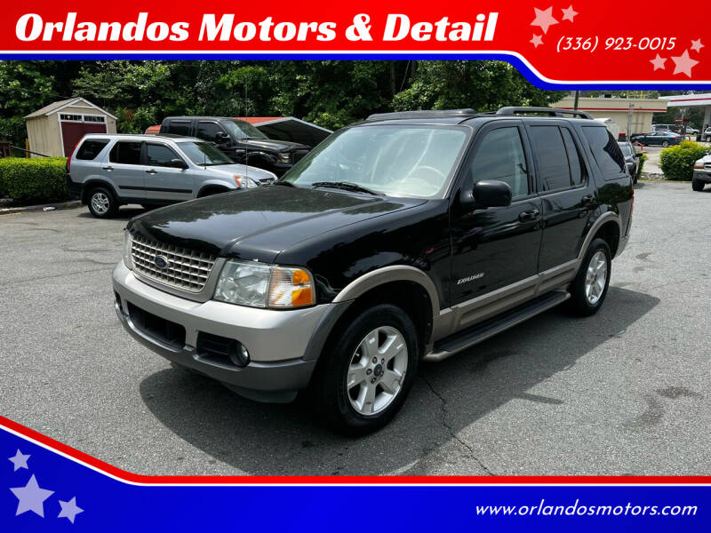 2004 Ford Explorer for sale at Orlandos Motors & Detail in Winston Salem NC