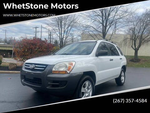 2008 Kia Sportage for sale at WhetStone Motors in Bensalem PA