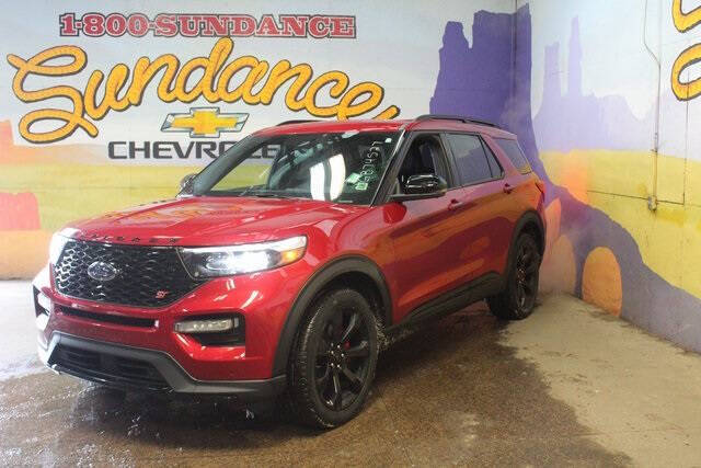 Used 2022 Ford Explorer ST with VIN 1FM5K8GC7NGB74527 for sale in Grand Ledge, MI