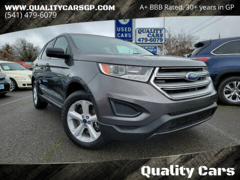 2015 Ford Edge for sale at Quality Cars in Grants Pass OR