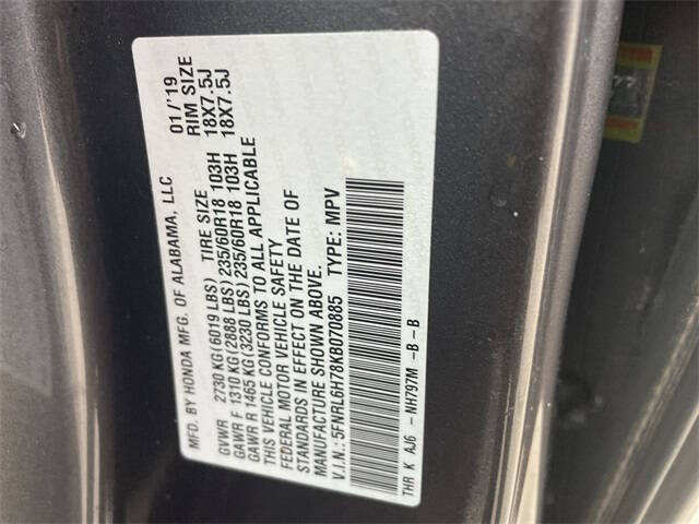 2019 Honda Odyssey EX-L