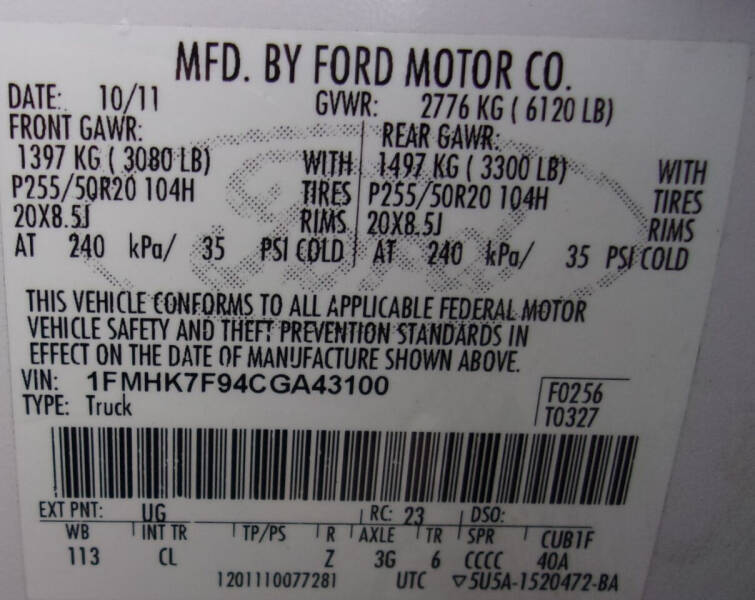 2012 Ford Explorer Limited