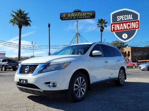 2015 Nissan Pathfinder for sale at A MOTORS SALES AND FINANCE - 5630 San Pedro Ave in San Antonio TX