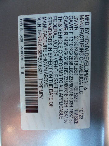 2024 Honda Odyssey EX-L