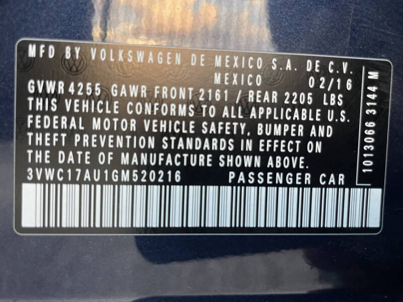 2016 Volkswagen Golf SportWagen TSI SE