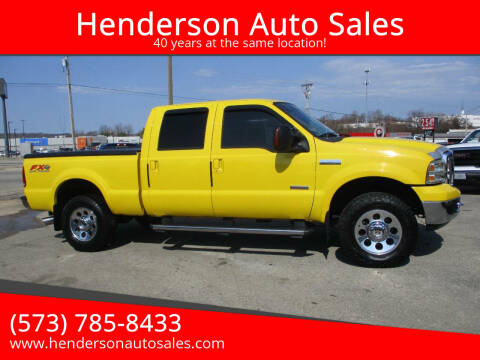 2005 Ford F-250 Super Duty for sale at Henderson Auto Sales in Poplar Bluff MO