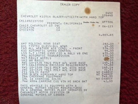 1979 Chevrolet Blazer
