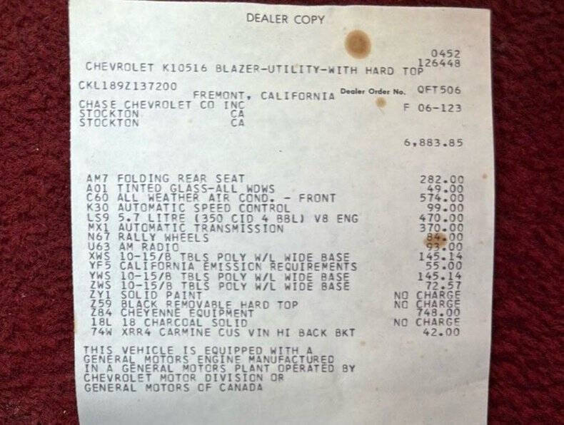 1979 Chevrolet Blazer