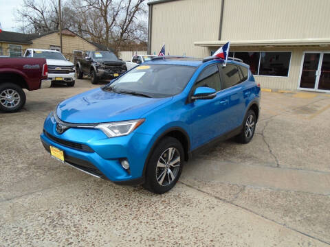2018 Toyota RAV4 for sale at Campos Trucks & SUVs, Inc. in Houston TX