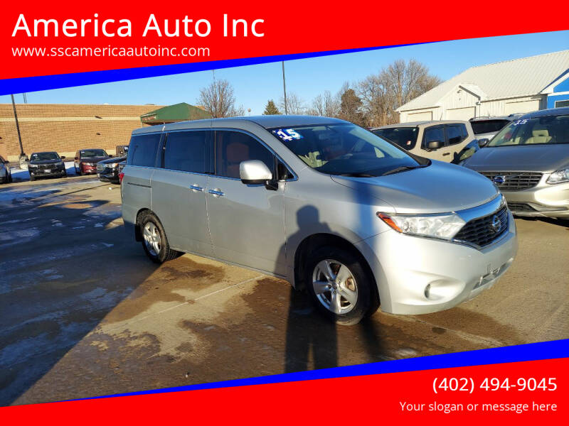 2015 Nissan Quest for sale at America Auto Inc in South Sioux City NE
